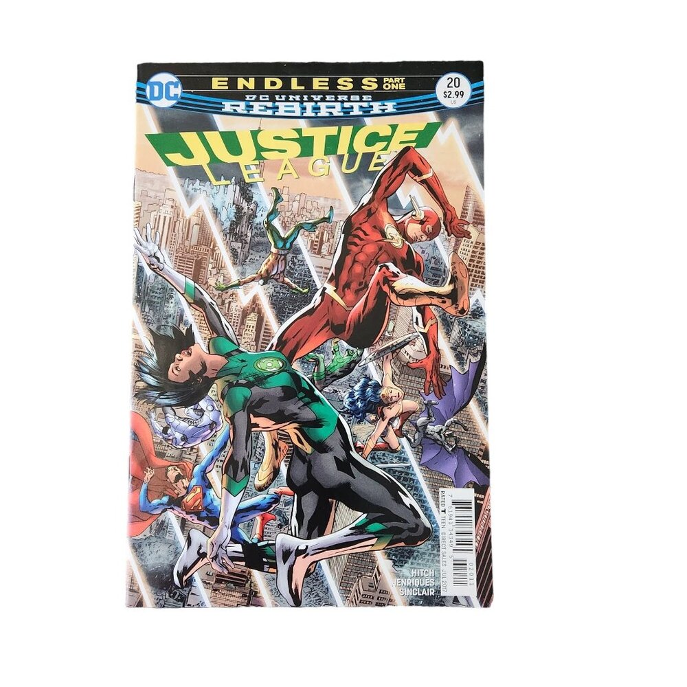 DC Comics Rebirth Justice League #20 2017 Comic Book Collector Bagged Boarded